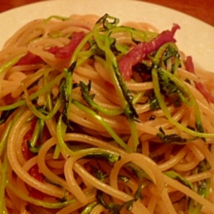 豆苗とベーコンの醤油パスタ レシピ 作り方 By fairy tale 楽天レシピ 豆苗とベーコンの醤油パスタ レシピ 作り方 By fairy tale 楽天レシピ